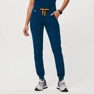 FIGS Zamora Jogger Scrub Pants- Deep Reef